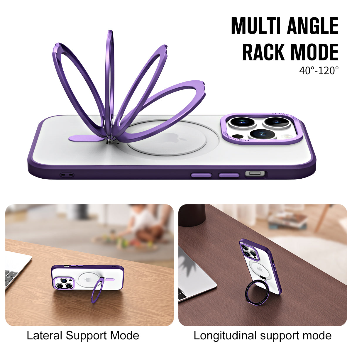 iPhone Magnetic Kickstand Case