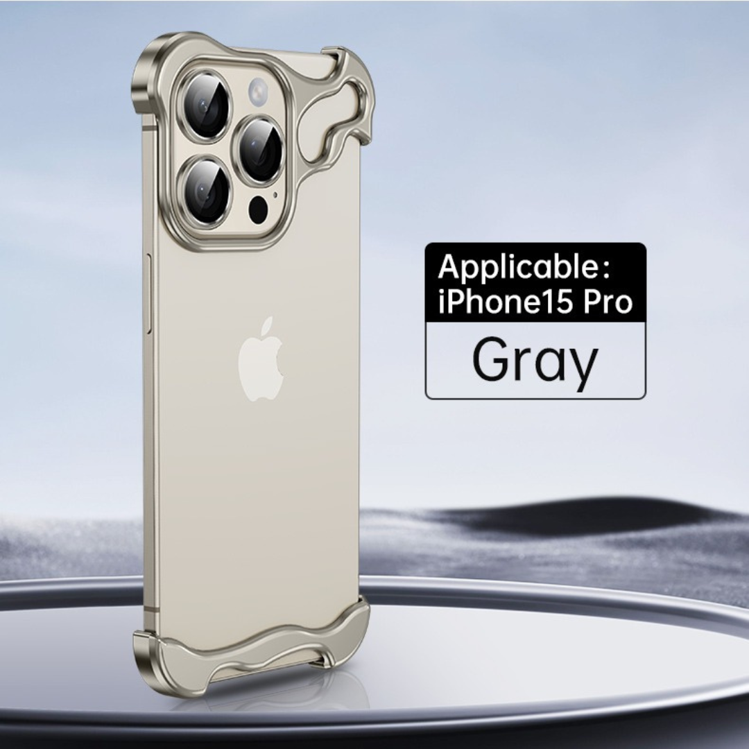 iPhone Frameless Metal Phone Case