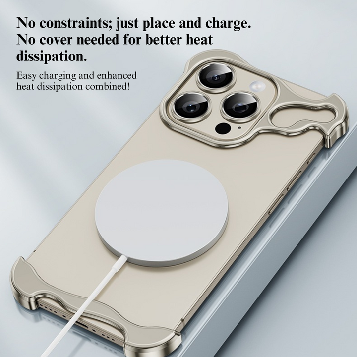 iPhone Frameless Metal Phone Case