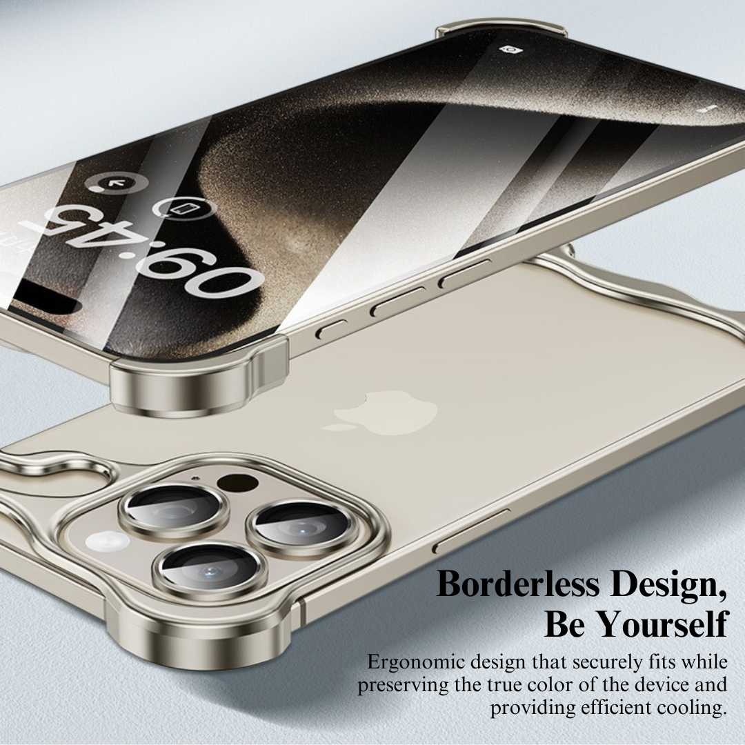 iPhone Frameless Metal Phone Case