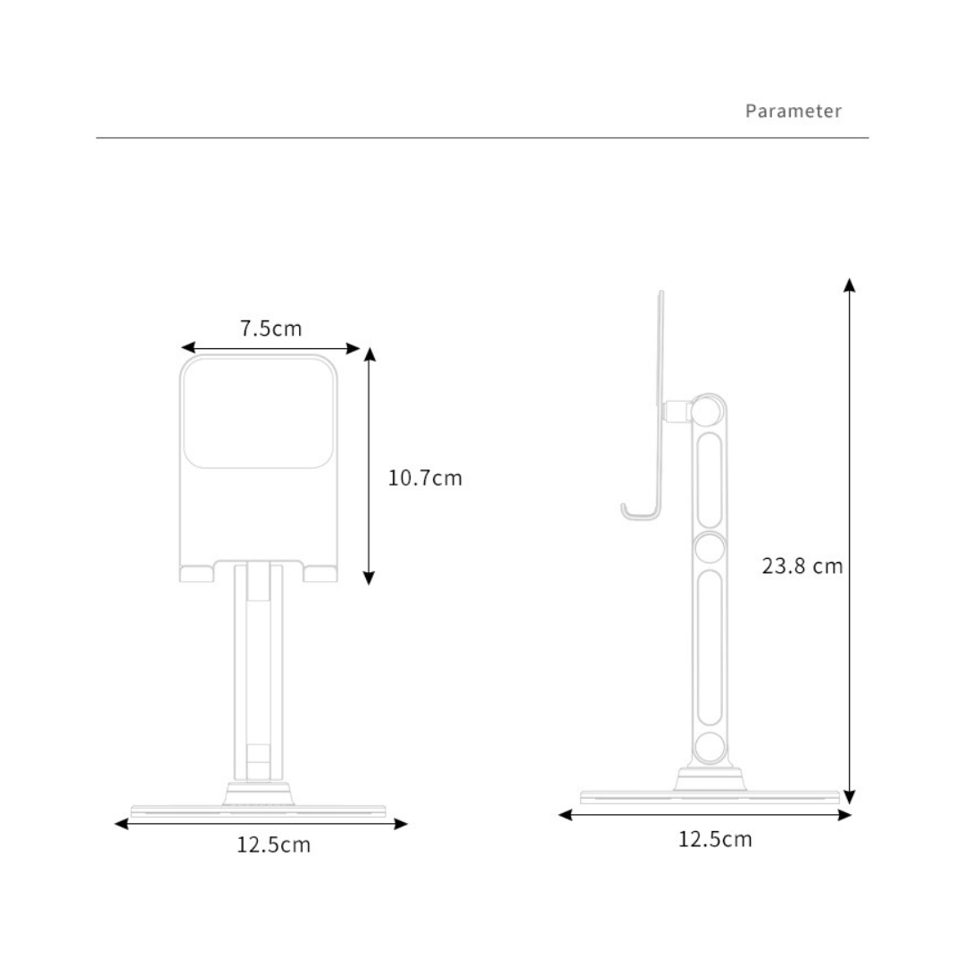 360° Rotating Long Arm Tablet & Phone Stand