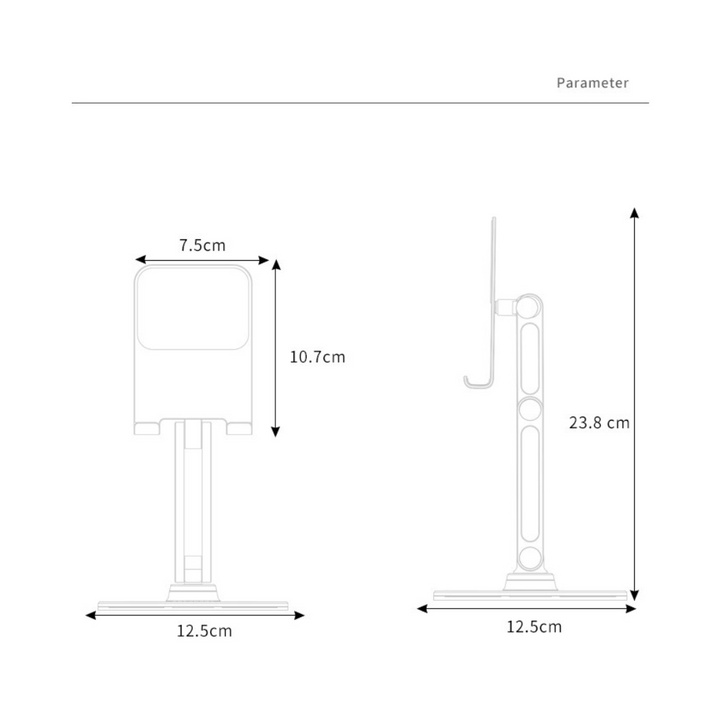 360° Rotating Long Arm Tablet & Phone Stand